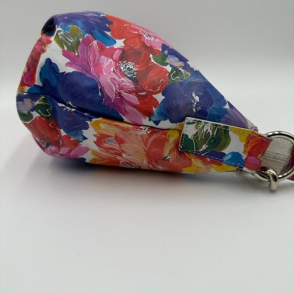 Maurizio Taiuti Bright Floral Leather Shoulder Bag - Picture 5 of 9